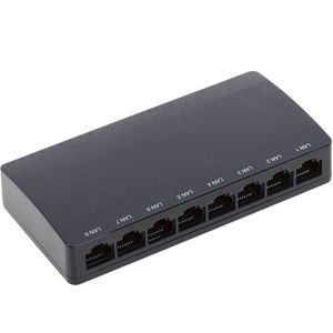 Conmutador gigabit ethernet LAN mini Switch 10/100/1000Mbps de 8 puertos UTP RJ45