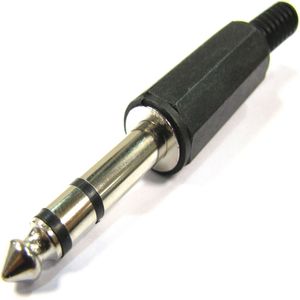 Conector jack de 6,35 mm stereo macho