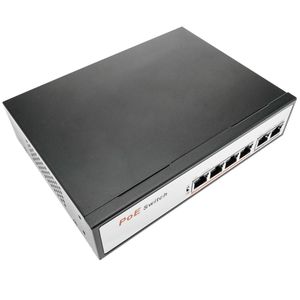 Switch PoE 10/100Mbps IEEE802.3af/at con 2 puertos UTP y 4 puertos PoE