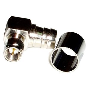 Conector Crimpable HDF-400 (SMA-Macho Angulo)
