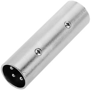 Adaptador de audio XLR 3-pin macho a XLR 3-pin macho