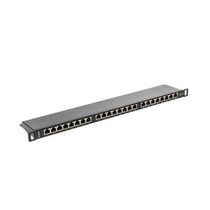Patch panel 19" de 24 RJ45 Cat.6 FTP 0.5U Lanberg PPS6-0024-B