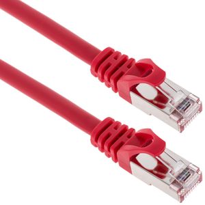 Cable de red ethernet Cat. 6a FTP de 5 m de color rojo