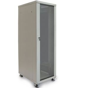 Armario rack 19" de pie 42U 600x800x2000mm blanco MobiRack de RackMatic