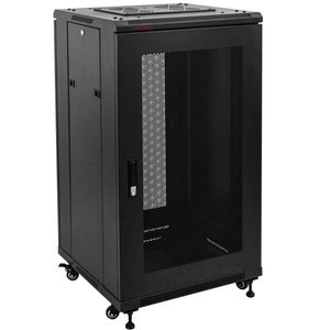 Armario rack 19" de pie 22U 600x600x1090 mm negro MobiRack