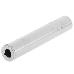 Adaptador de audio mono jack 6.3mm hembra a hembra metálico
