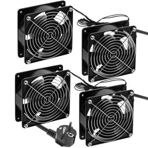 Ventiladores de techo para armario rack 19" de 4 x 120mm 220VAC