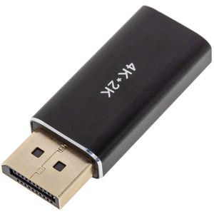 Adaptador compacto de vídeo DisplayPort macho a HDMI hembra 1080p FullHd 2K 4K