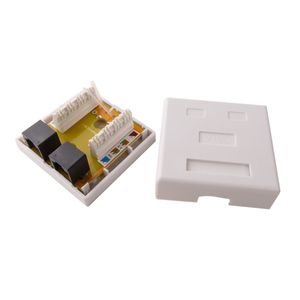 Caja de superficie de 2 RJ45 Cat.6 UTP