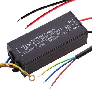 Fuente de alimentación 100-240VAC 50W 20-35VDC en chasis de aluminio