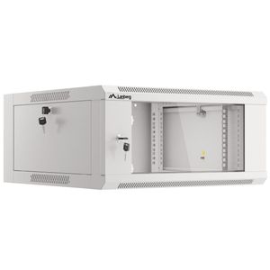 Armario rack mural 19'' 4U 570x600x277mm pared blanco Lanberg