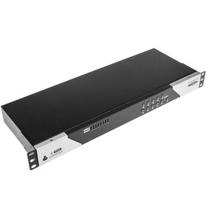 Conmuntador rack 19" KVM de 8 puertos a través de cable UTP Cat.6