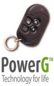 Visonic KF-234 - mando miniatura bidireccional con 4 botones y 6 funciones