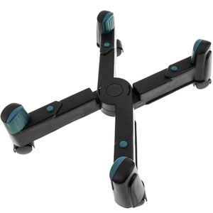 Soporte para ordenador PC con ruedas de color negro ajustable 8-25 cm