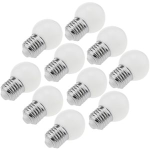 Bombilla LED G45 E27 230VAC 1,5W luz blanco cálido 10 pack