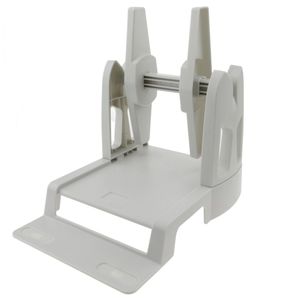 Soporte rollo bobina universal de etiquetas para impresora térmica color beige