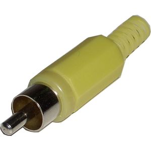 Conector RCA-M (Amarillo)
