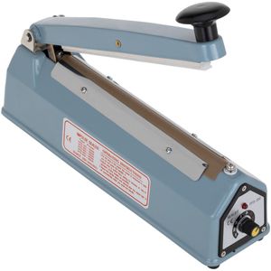 Selladora térmica metálica de 20 cm para bolsas de plástico