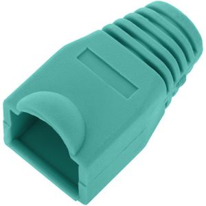 Cubierta de goma para conector RJ45 de color verde