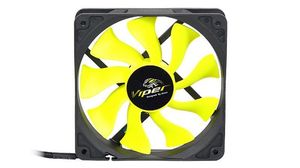 Ventilador Viper de alto rendimiento 84CFM 6.9/28 dB, 120mm x 120mm x 25mm