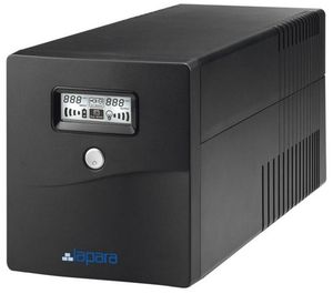 SAI Lapara 1000VA / 600W, in-LINE, 2x Schuko, 2x IEC, USB, RJ11, LCD