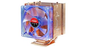 Refrigerador VertiCool IV heat pipe para AMD/Intel 939/AM2/AM3/775 19dBA