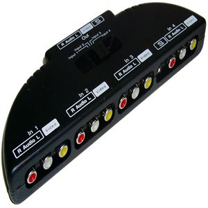 Selector Audio/Vídeo (4xIN / 1xOUT)