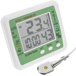 Termómetro higrómetro y reloj digital DW-0219