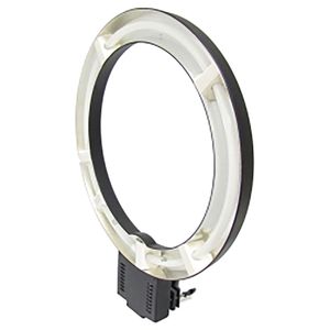 Lámpara anular y mesa repro