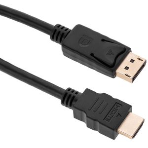 Cable DisplayPort macho a HDMI macho 1m