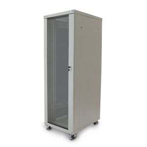 Armario rack 19" de pie 42U 600x800x2000mm blanco MobiRack de RackMatic