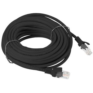 Cable de red ethernet Cat. 6 UTP de 10 m de color negro PCU6-10CC-1000-BK