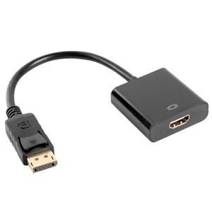 Cable adaptador de Lanberg Displayport macho a HDMI-A hembra 10 cm