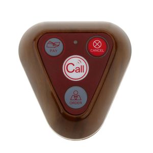 Pulsador emisor transmisor para sistema de llamada inalámbrico 500m 4 teclas