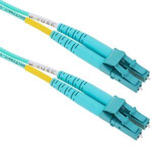 Cable OM3 de fibra óptica de LC/UPC a LC/UPC multimodo dúplex 50/125 2m