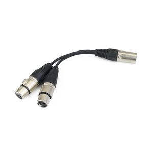 Duplicador de audio XLR 3-pin 5-pin