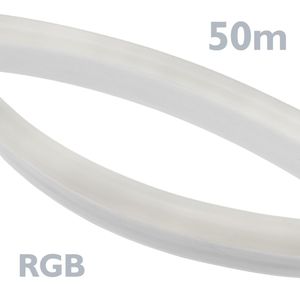 Tira luz flexible LED Neón Flex LNF 26x14mm 220VAC de 50m RGB multicolor