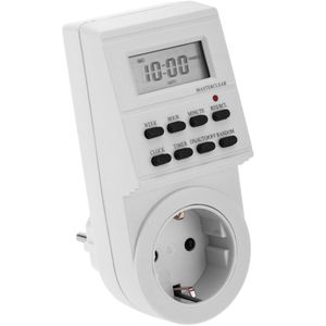 Programador eléctrico digital semanal tipo enchufe