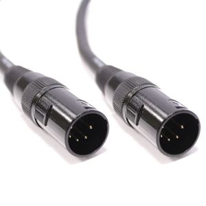 Cable DMX DMX512 XLR 5pin macho a XLR 5pin macho 0.5m