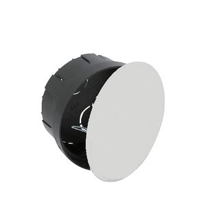Caja empotrada de registro eléctrico redonda 80x40mm Solera 514