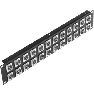 Patch panel rack19 24-port BNC-hembra 2U