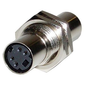 Conector MiniDin4 Hembra para Bus Patch Panel