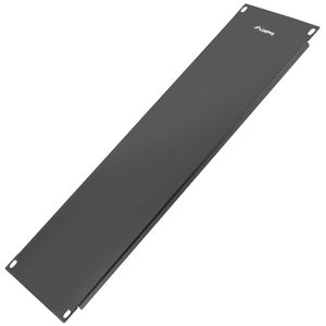 Panel ciego de 3U para armario rack 19" Tapa negra Lanberg AK-1404-B