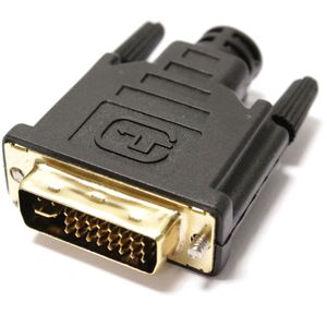 Conector DVI-I macho para montaje de cable con soldadura