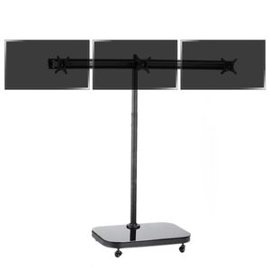 Soporte de TV VESA 50 75 100 para 3 pantallas en horizontal