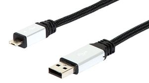Cable USB 2.0 Tipo A-micro A macho-macho 1.80m