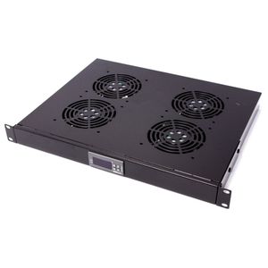 Kit de ventilación con termostato para armario rack 19" de 4 ventiladores de 120mm