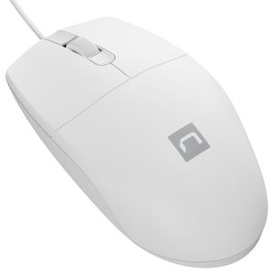 Ratón óptico Natec Ruff 2 1000DPI color blanco NMY-1988