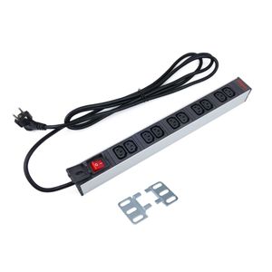 Regleta de enchufes rack 19" de 10 C13 con interruptor de RackMatic