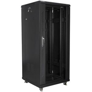 Armario Rack 19" de pie 27U F600 600x600x1431mm negro Lanberg